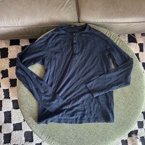 Theory Long Sleeve Henley Shirt
